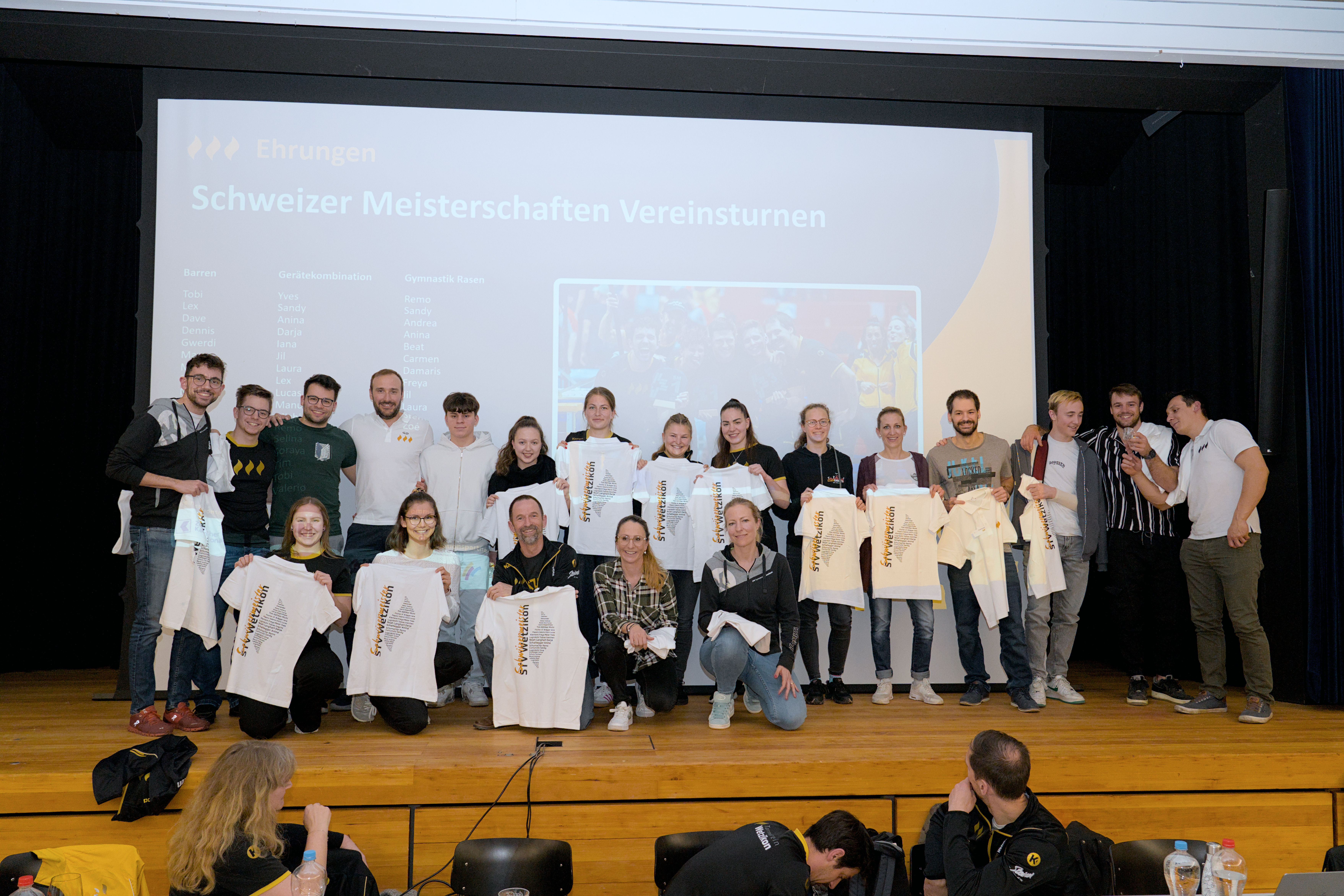 164. Generalversammlung STV Wetzikon 2025 Ehrung Schweizermeister Gymnastik Rasen und Gerätekombination
