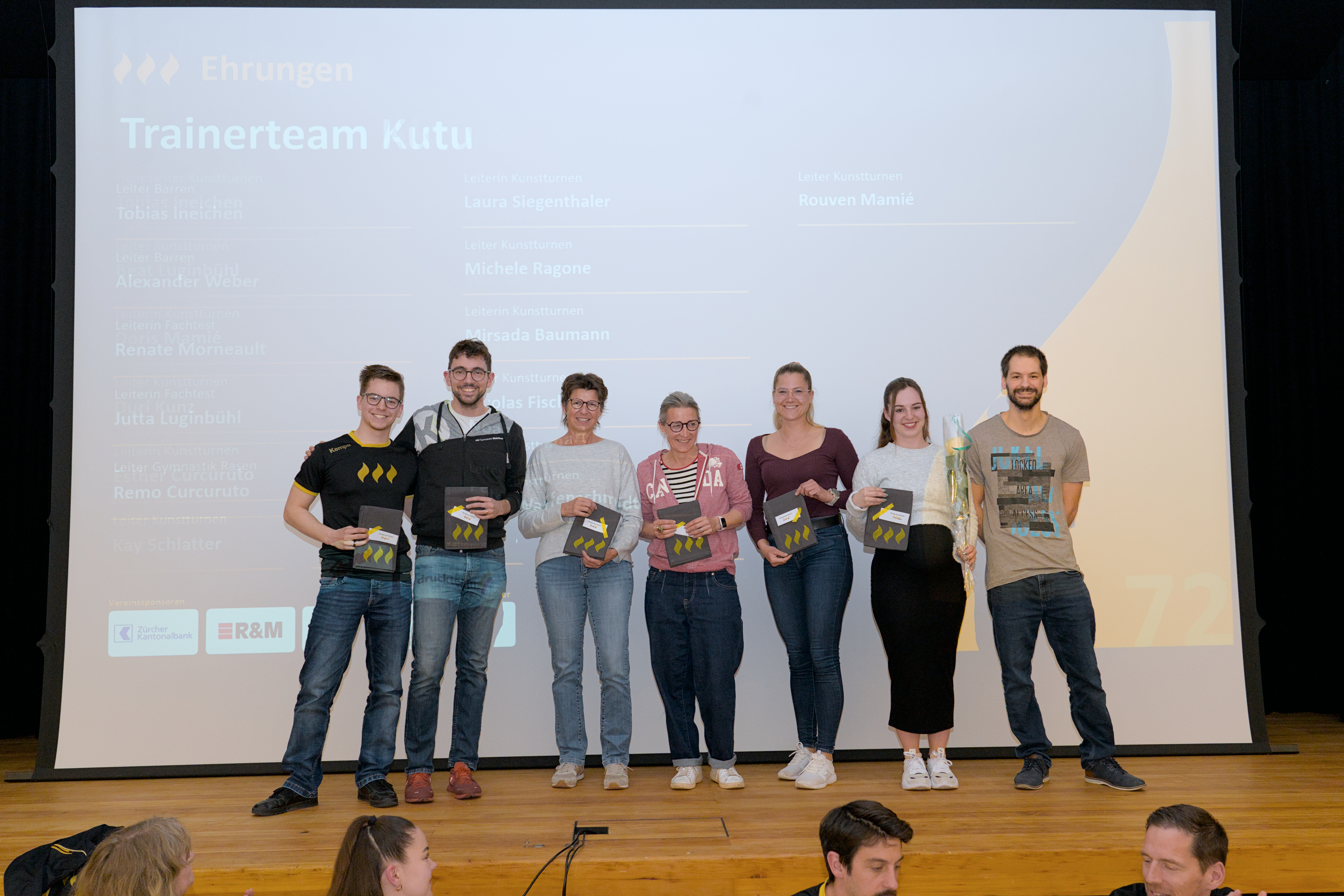 164. Generalversammlung STV Wetzikon 2025 Ehrungen Trainerteam Aktive